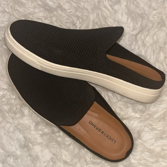 🍀Lucky Brand Larlan Sneaker Mules, Size 7.5M/38 - Picture 2 of 15